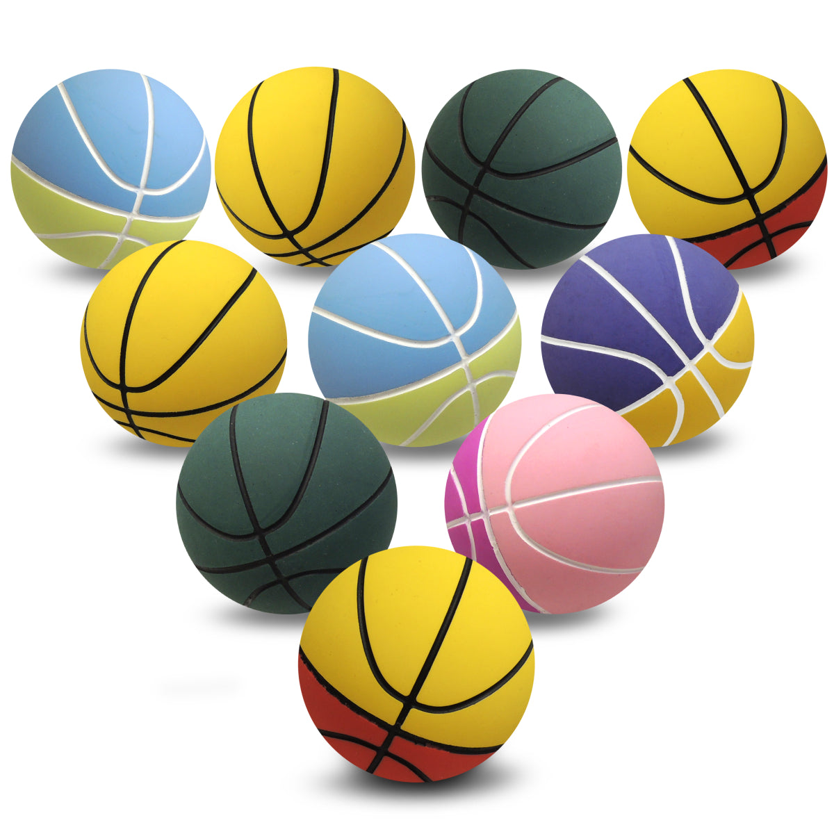 6cm Downball Australia Multi color(10pcs/bag)