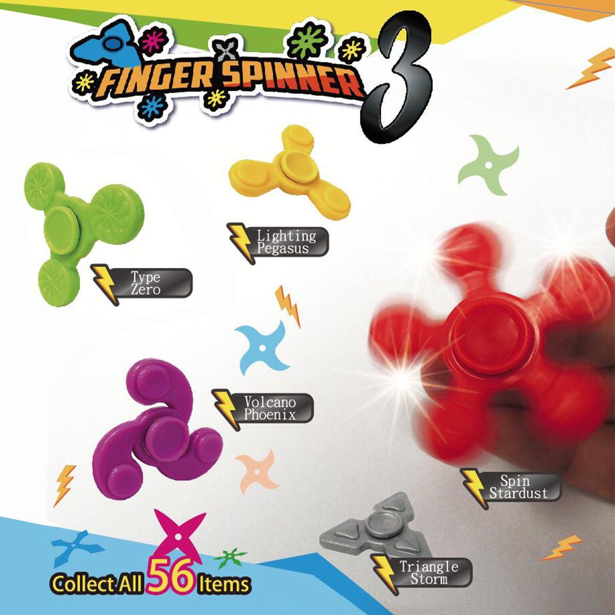 Finger Spinner 3 in 50mm capsule
