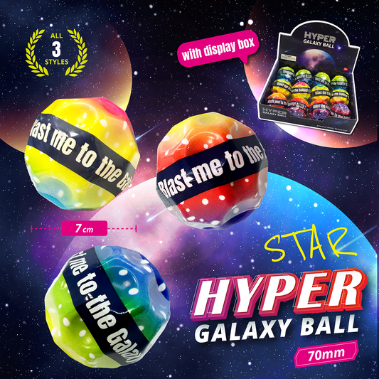 [Random color] Hyper Galaxy Ball-Star 7cm Display