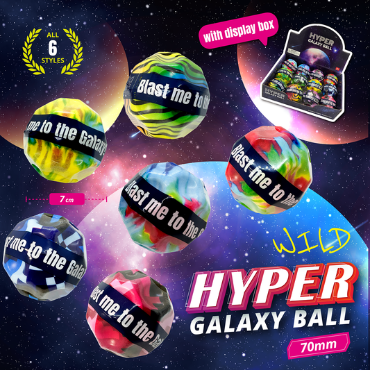 [Random color] Hyper Galaxy Ball-Wild 7cm Display