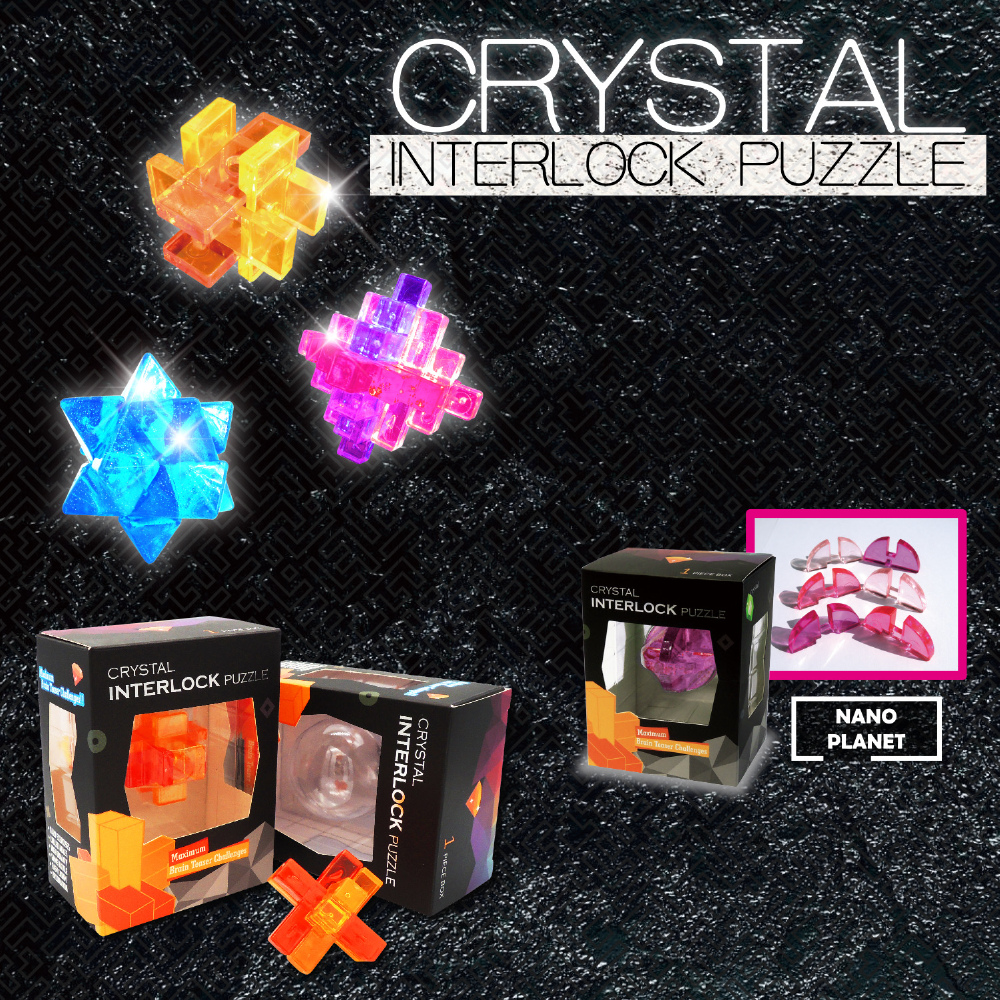 Crystal Interlock Puzzle - box [Random 1pc]