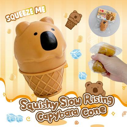 Squishy Slow Rising Capybara Cone w/display