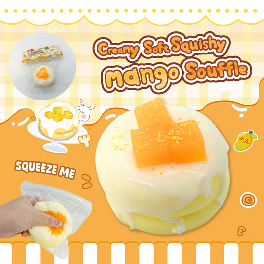 Creamy Soft Squishy Mango Souffle w/display