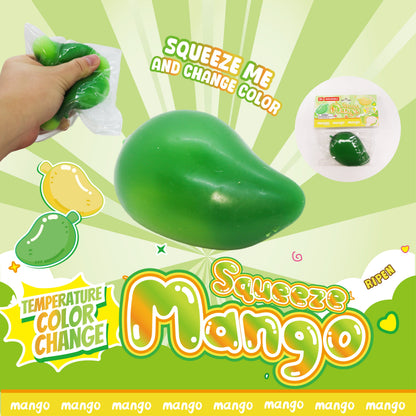 Squeeze Mango with Temperature Color Change