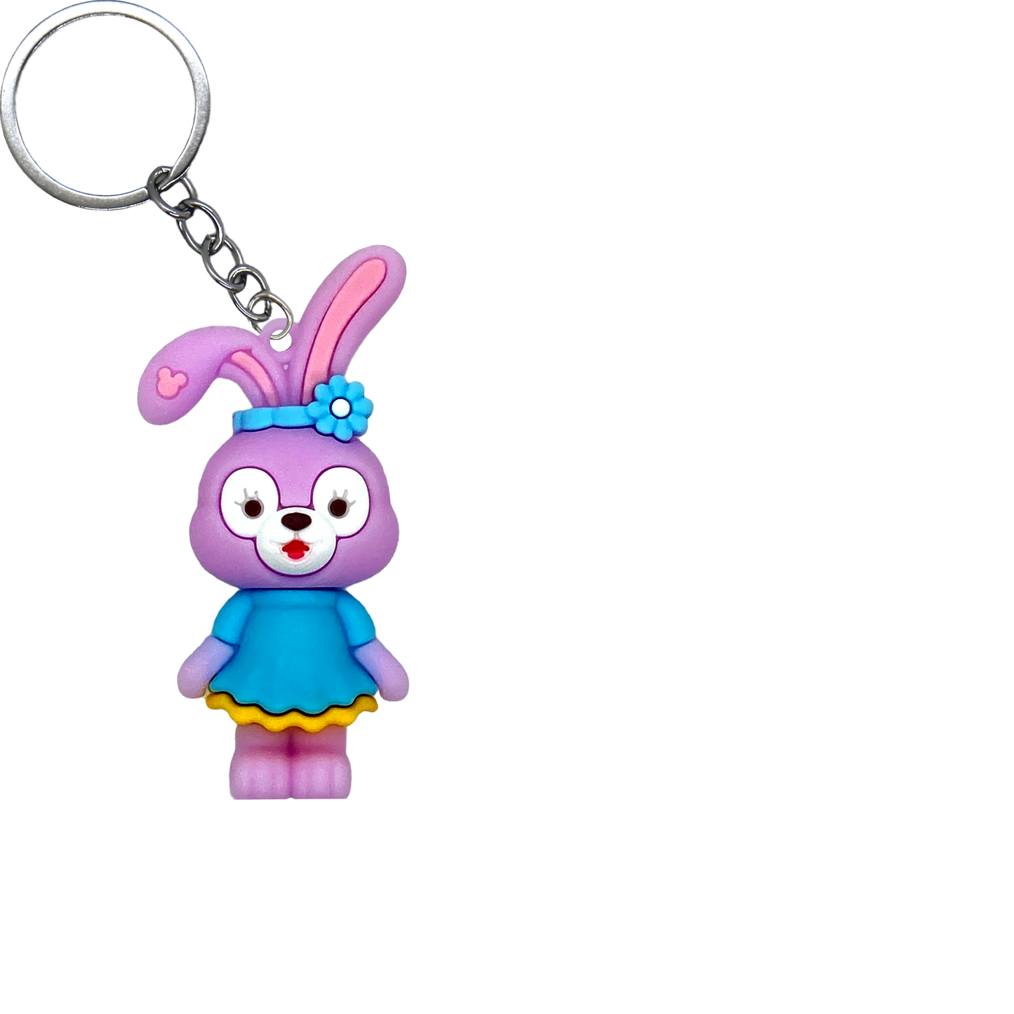 Cute Bear & Friends PVC Figure Keychain in 65mm capsule
