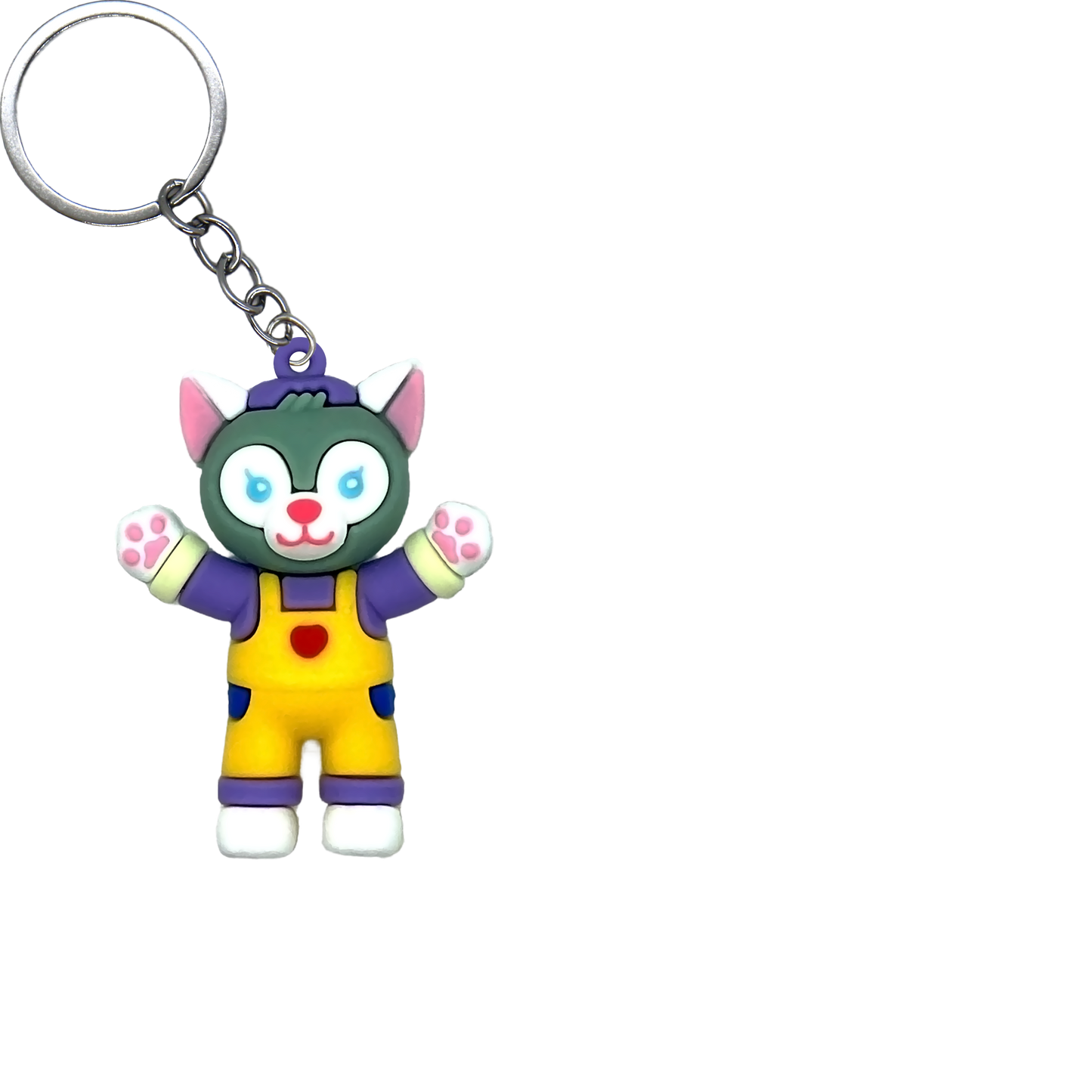 Cute Bear & Friends PVC Figure Keychain in 65mm capsule