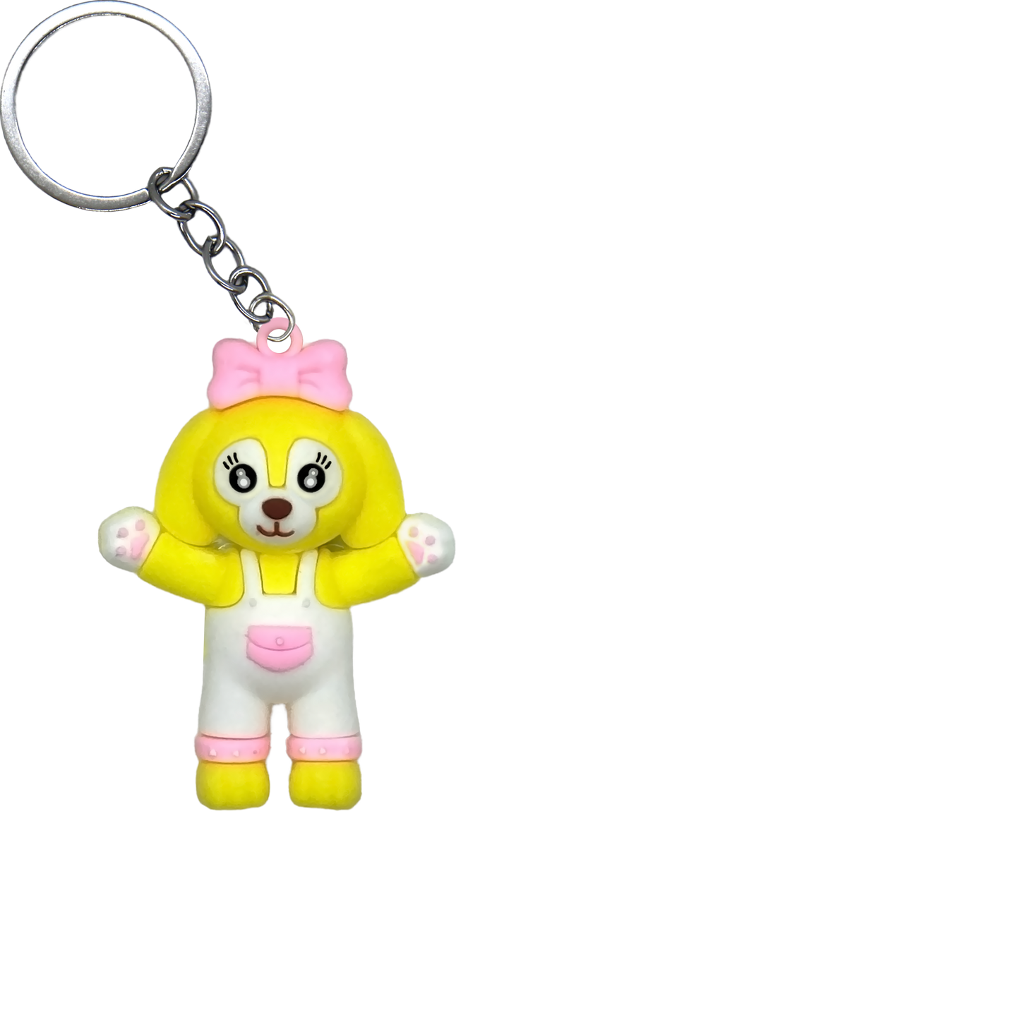 Cute Bear & Friends PVC Figure Keychain in 65mm capsule