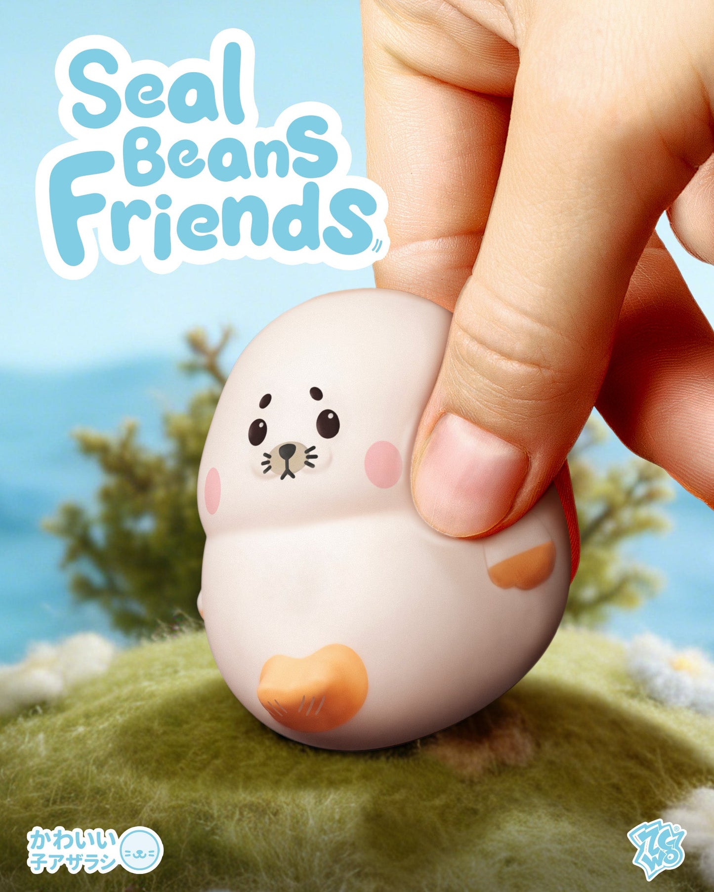 Squishy Seal Beans Friends Blind Box (6pcs/set)