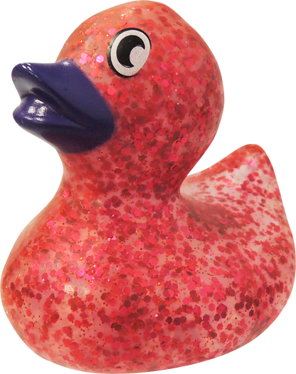 5.7cm Glitter Duck with light Bulk