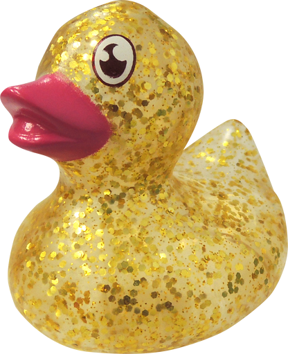 5.7cm Glitter Duck with light Bulk