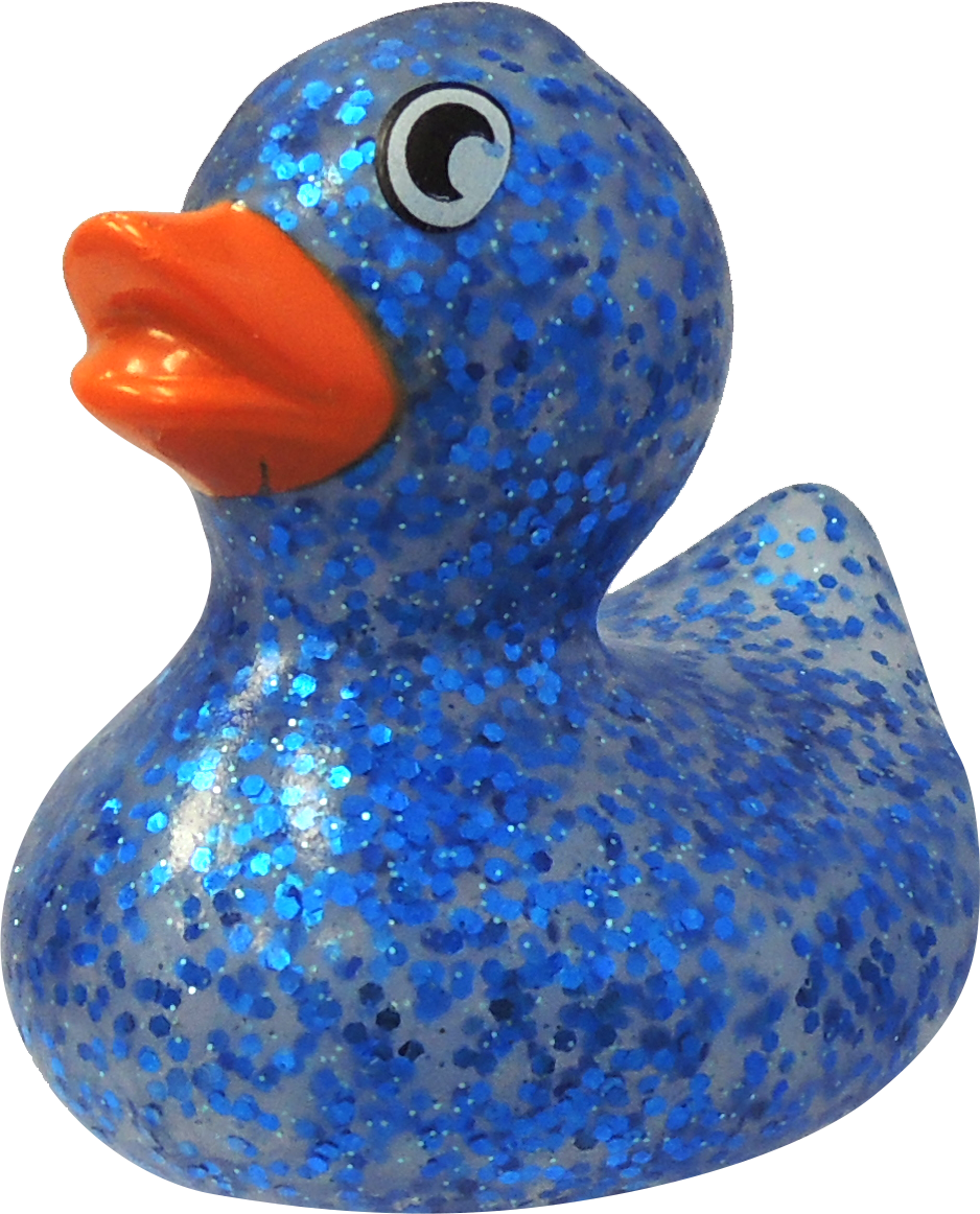 5.7cm Glitter Duck with light Bulk